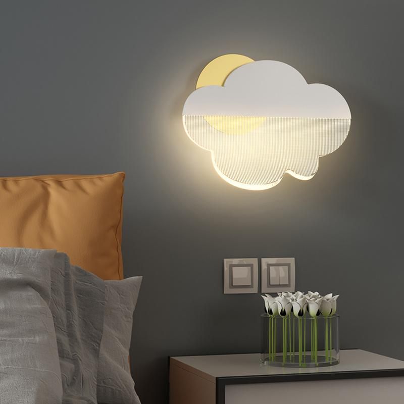 Modern Simple Background Wall Light Bedroom Warm Decorative Bedside LED Lamp