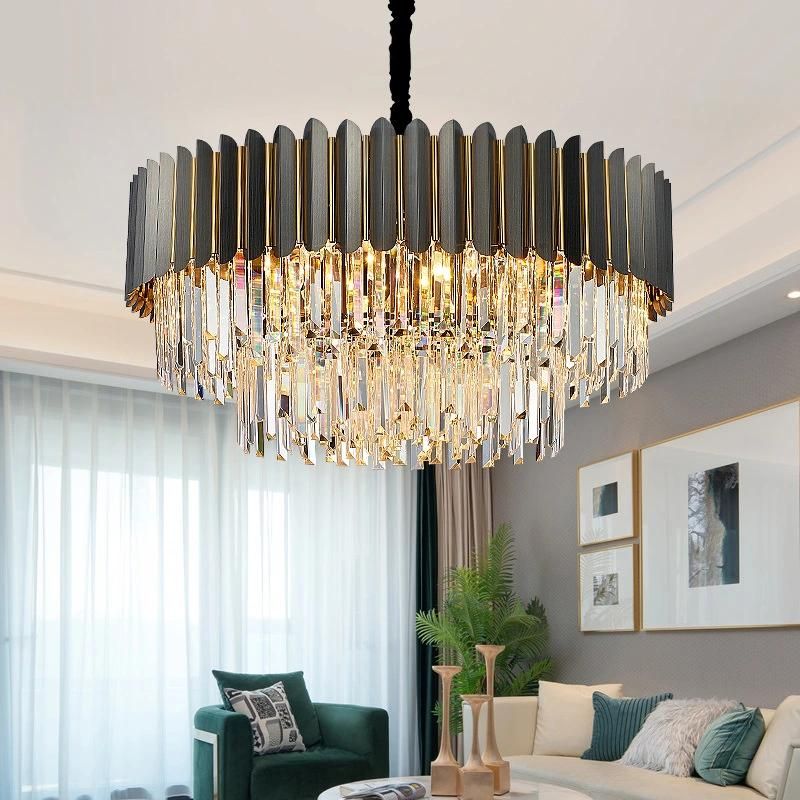 Modern Luxury Crystal Chandelier Light Kitchen Pendant Lighting Hanging Lights for Dining Room