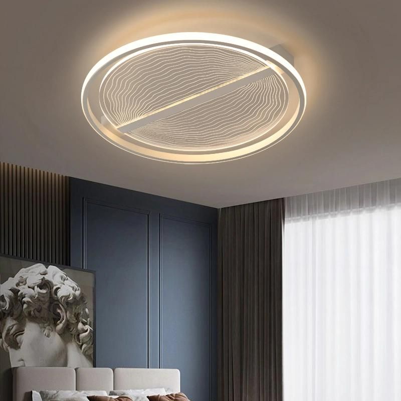 Round LED Bedroom Light Room Ceiling Light Creative Modern Simple Living Room Lamp