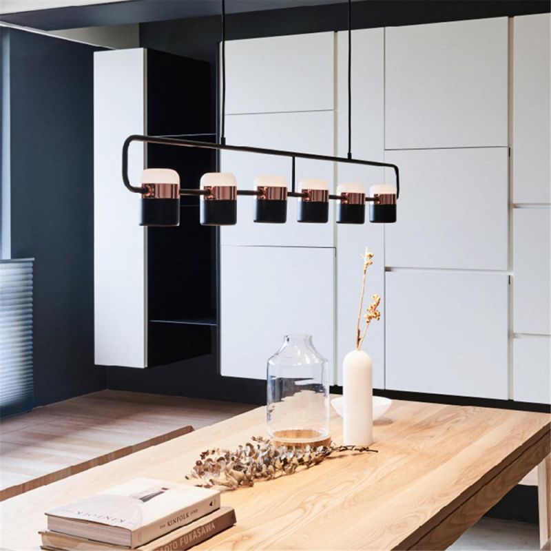 Nordic Design Chandelier for Dining Table Modern Kitchen Island Hanging Light Fixture Luminaire Suspension LED Spot Lamp Home