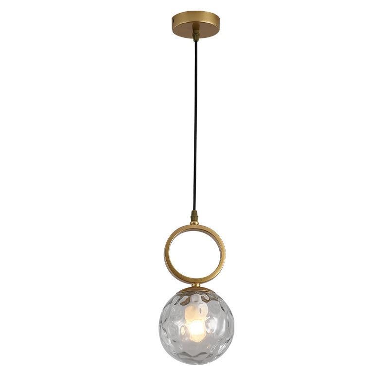 Modern LED Glass Pendant Lights Hanging Lamps Living Room Light Fixture (WH-GP-62)