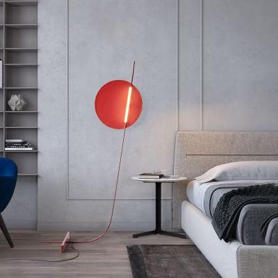 Nordic Red LED Floor Lamp Living Modern Minimalist Room Home Creative Decor Standing Lamp (WH-MFL-105)