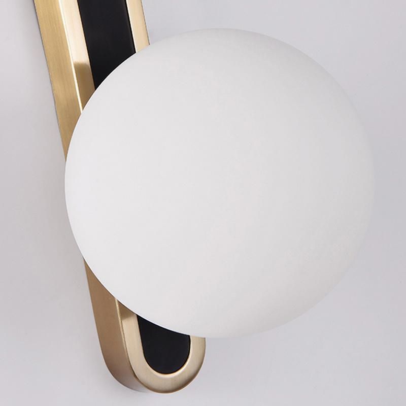 Creative Bedroom Bedhead Wall Lamp Postmodern Living Room Hotel Corridor Glass Light