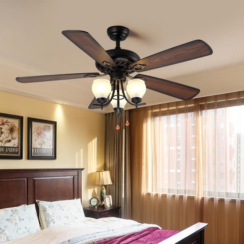 Nordic Minimalist Style Interior Lights Bedroom LED Ceiling Fan