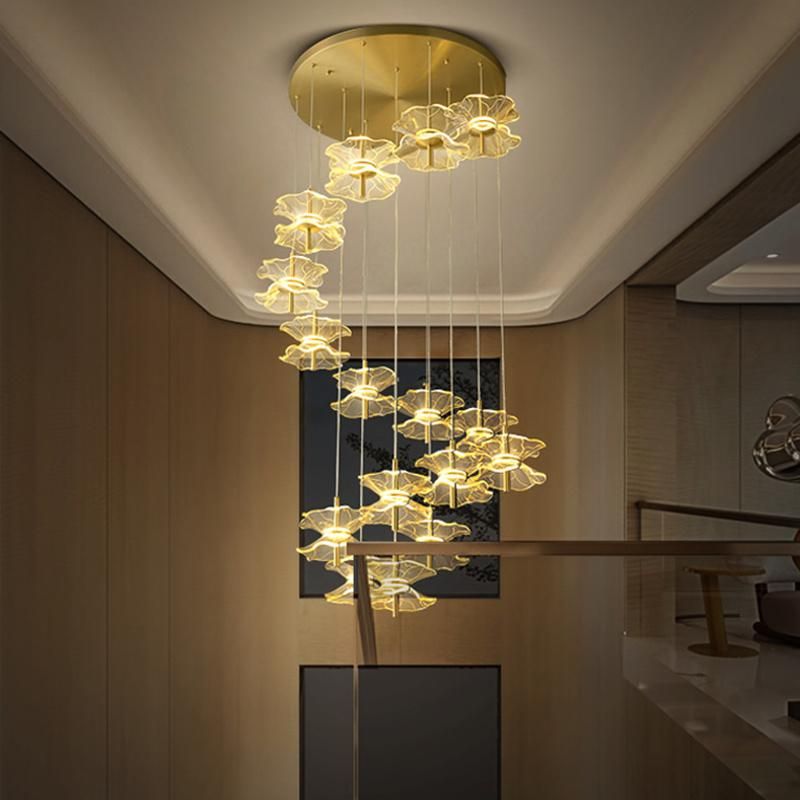 Hotel Lobby Chandeliers Restaurant All Copper Chandeliers Bedroom Pendant Lamp