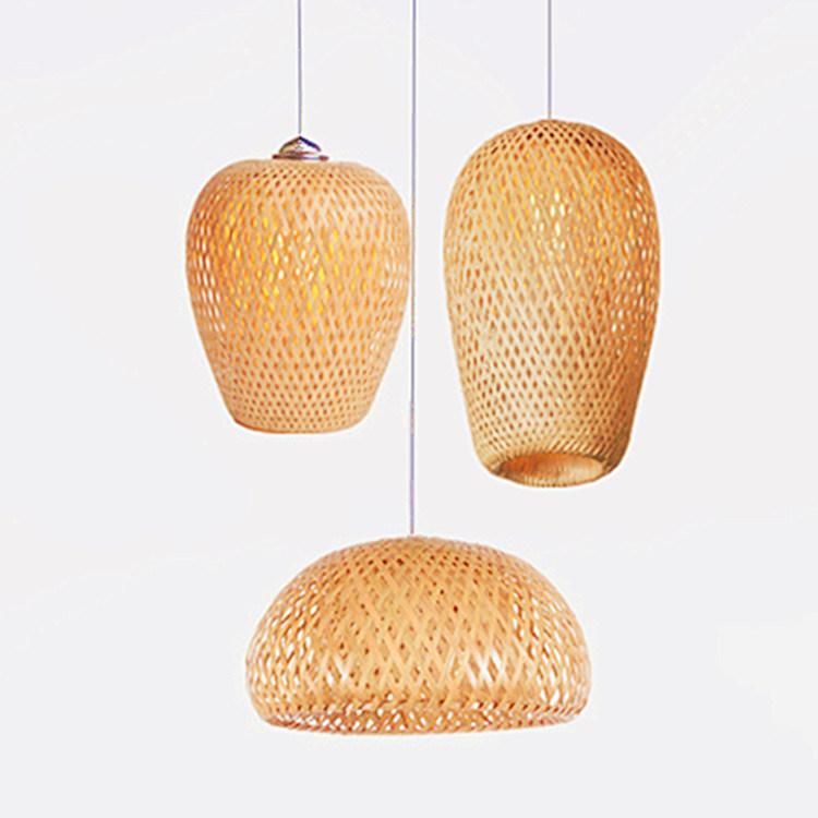 Bamboo Weaving Lamp Shade / Drop Light for Home Decorative