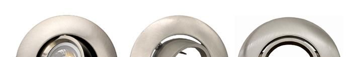 Recessed Ceiling Downlight Fitting Spotlight Housing Frame Eyeball Aluminium (LT1204)