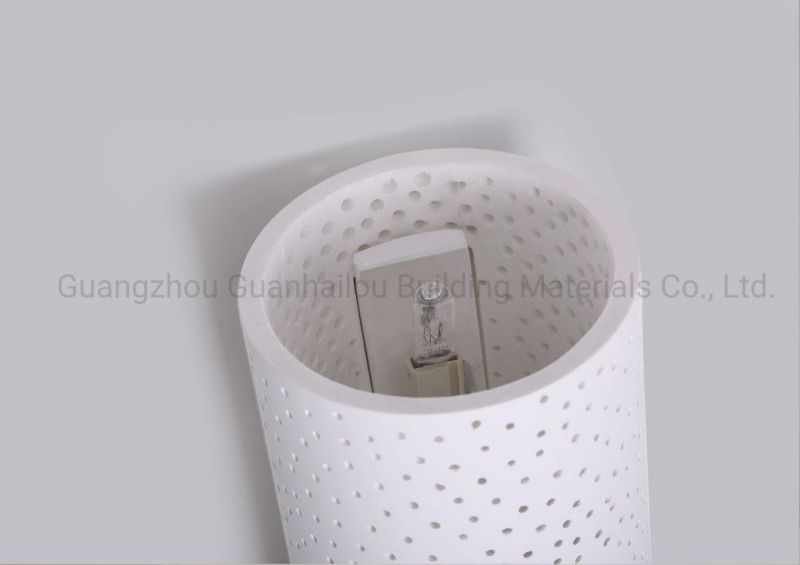 Indoor Modern Dreamy White Gypsum Wall Mounted LED Light for Hotel