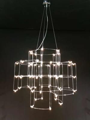 Customized Large Crystal Pendant Light Hanging Luxury Modern Living Room Crystal Chandelier