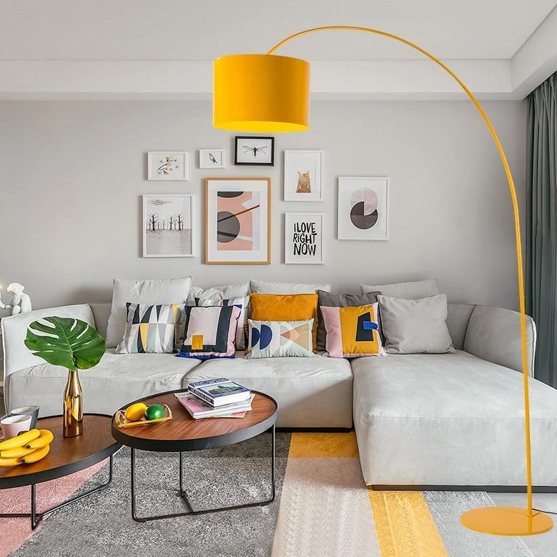 Living Room Floor Lamp Nordic Modern Exhibition Hall Fishing Floor Lamp