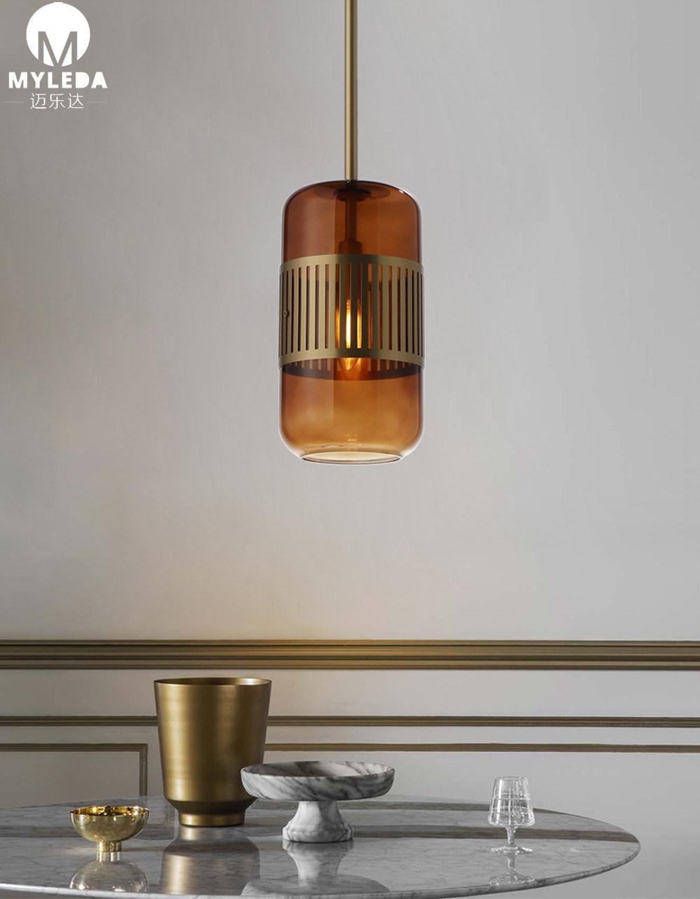 Indoor Decoration Modern Glass LED Pendant Lamp