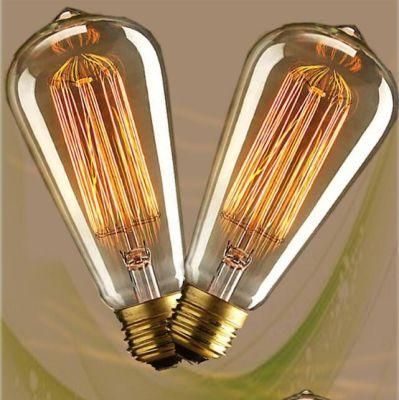 Wholesale Chinese Manufacture Hot Selling 40W/60W St58 Edison Bulb