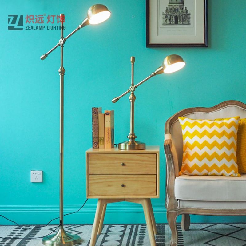 Hotel Project Standard Metal Rod Floor Lamp for Decoration