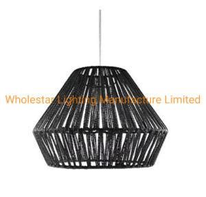 Rattan Lamp, Woven Pendant Light / Paper Rope Pendant Lamp (WHP-065)