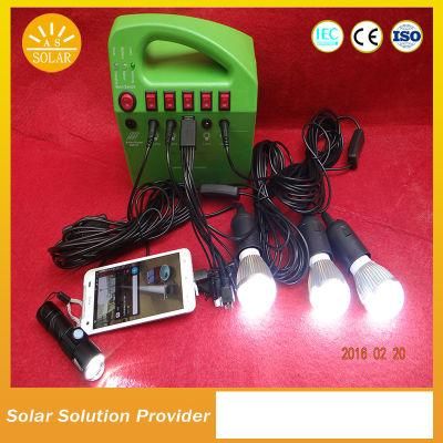 Portable AC/DC Output Solar Lighting System Solar Home Kits
