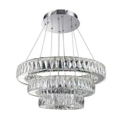 Modern Crystal Bedroom Landscape Night Stick Pendant Light