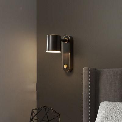 Copper Wall Lamp for Modern Bedside Lamp Creative Living Room Wall Hotel Light