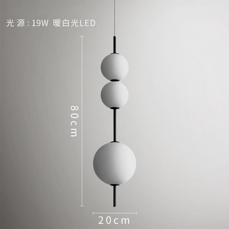 Modern Ball Pendant Light Design Glass Light Restaurant Cafe Bar Bedroom Kitchen Dining Room Pendant Lamp (WH-AP-158)