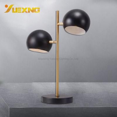 G9 Max 40W Black Gold Industrial Office Round Ball Shaped LED Table Lighting Desk Reading Lamps
