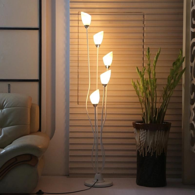 Golden Floor Lamp E14 Metal Cloth Crystal Brilliant Floor Light Wedding Glass Floor Standing Light