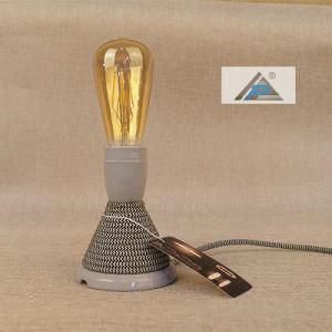 Ceramic Table Lamp with Fabric Cable (C5007374-1)