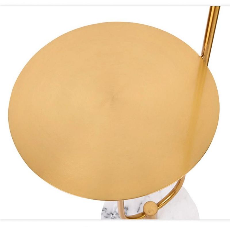 Modern Floor Lamp LED Standing Lamp with Round Table Art Deco Living Room Sofa Standing Lamp LED for Living Room (WH-MFL-128)