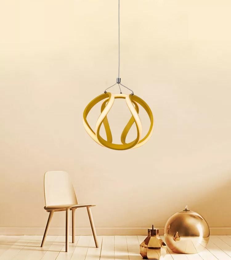 Modern Simple Decorative Three Years Warranty Round Pendant Lamp for Home Decoration