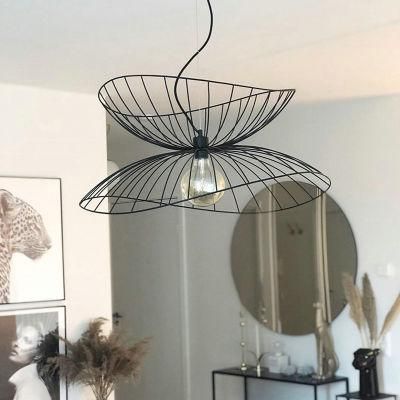 Postmodern Living Room Wrought Iron Pendant Light Gold Black Suspension Light for Bedroom Home Pendant Lamp (WH-AP-206)