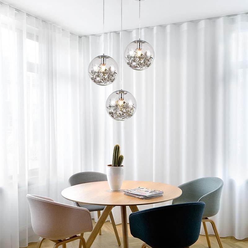 Nordic Glass Suspension Hanging Lights Kitchen Indoor House Dining Room Pendant Lamp (WH-GP-30)