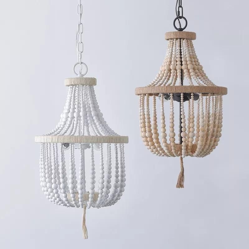 Jlc-Bc09 Farmhouse Wooden Chandelier Fixture