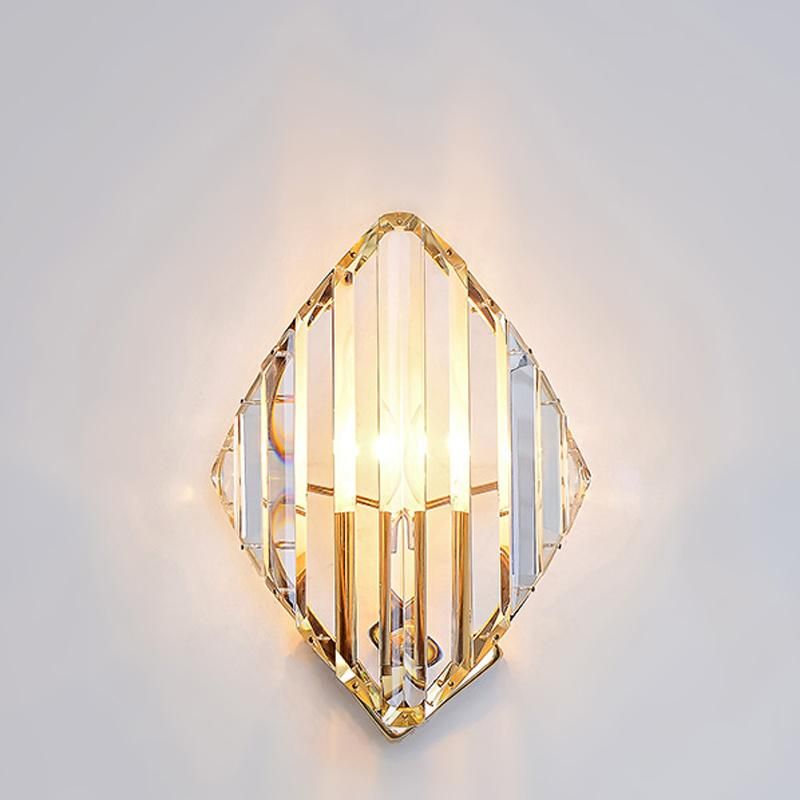 Postmodern Living Room Crystal Wall Lamp Creative Personality Bedside Background Wall Light