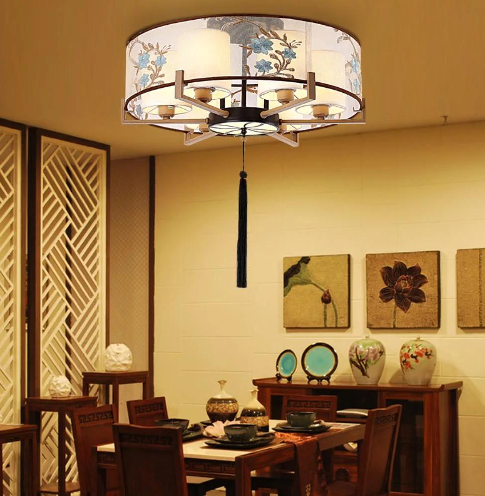 Zhongshan Factory China Style LED Panel Chandelier Pendant Lamp Ceiling Lights for Living Room