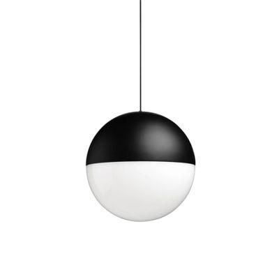 Modern Island Chandeliers Aluminum Acrylic Black E27 Pendant Lights