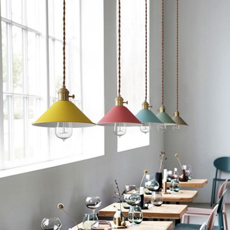 Retro Ceiling Lamp American Simple Staircase Corridor Creative Restaurant Cafe Store Decor Vintage Iron Ceiling Lights