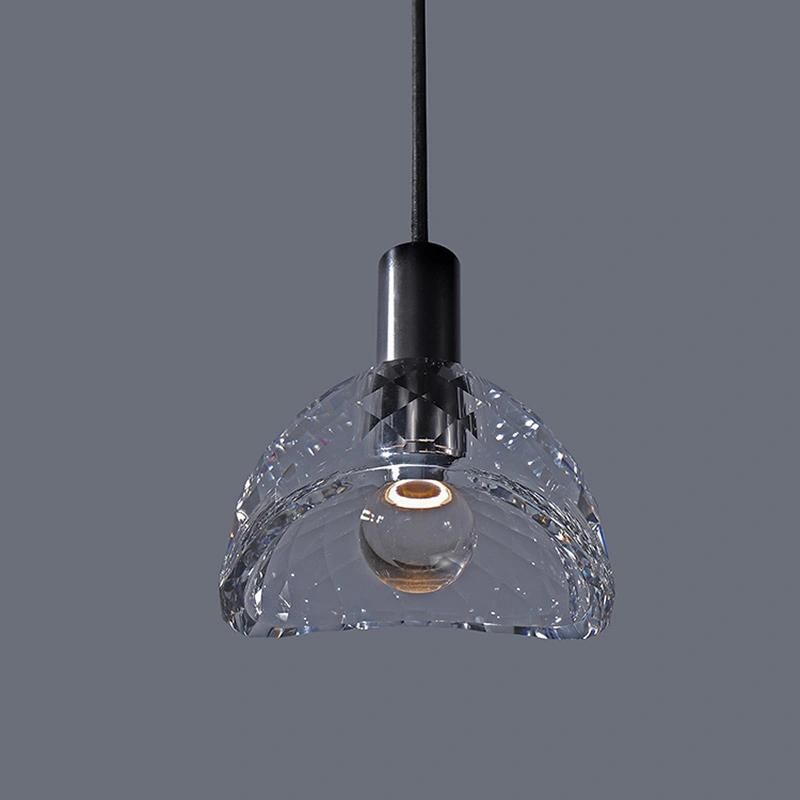 Modern Crystal Pendant Light Bedroom LED Nordic Designer Dining Room Bar Interior Living Room Pendant Lamp (WH-AP-162)