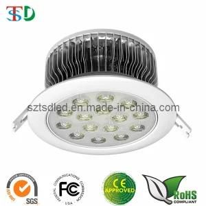CE Approved Fins Housing 15W LED Recessed Light