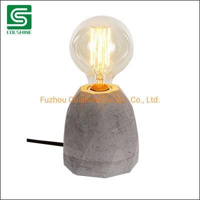 Vintage Decorative Cement Table Lamp Indoor Lighting