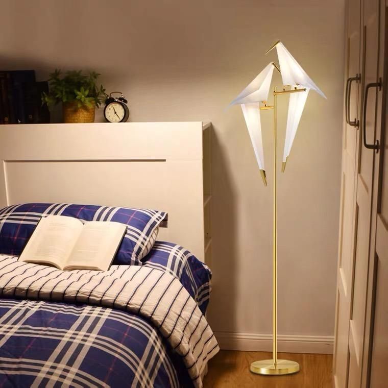 Thousand Paper Crane Desk Lamp Floor Lamp Bedroom Girls Romantic Nordic Net Red Creative Minimalist Luxury Heteromorphic Living Room