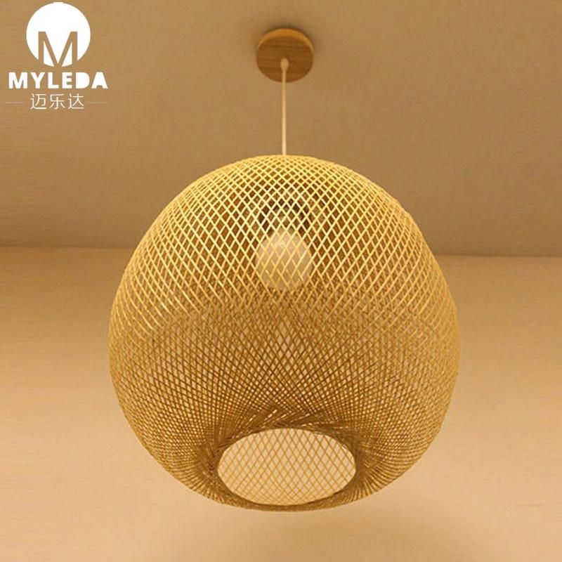 Cage Traditional Handmade Bamboo Lamp Pendant Light
