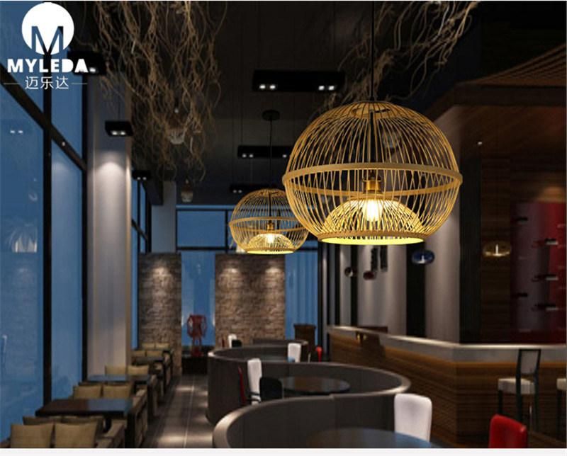 New Creative Shape Bamboo Pendant Lights