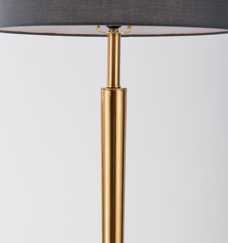 Nordic Style Model Room Living Room Floor Lamp Bedroom Floor Lamp American Simple Vertical Desk Lamp Light Luxury Lamp Black
