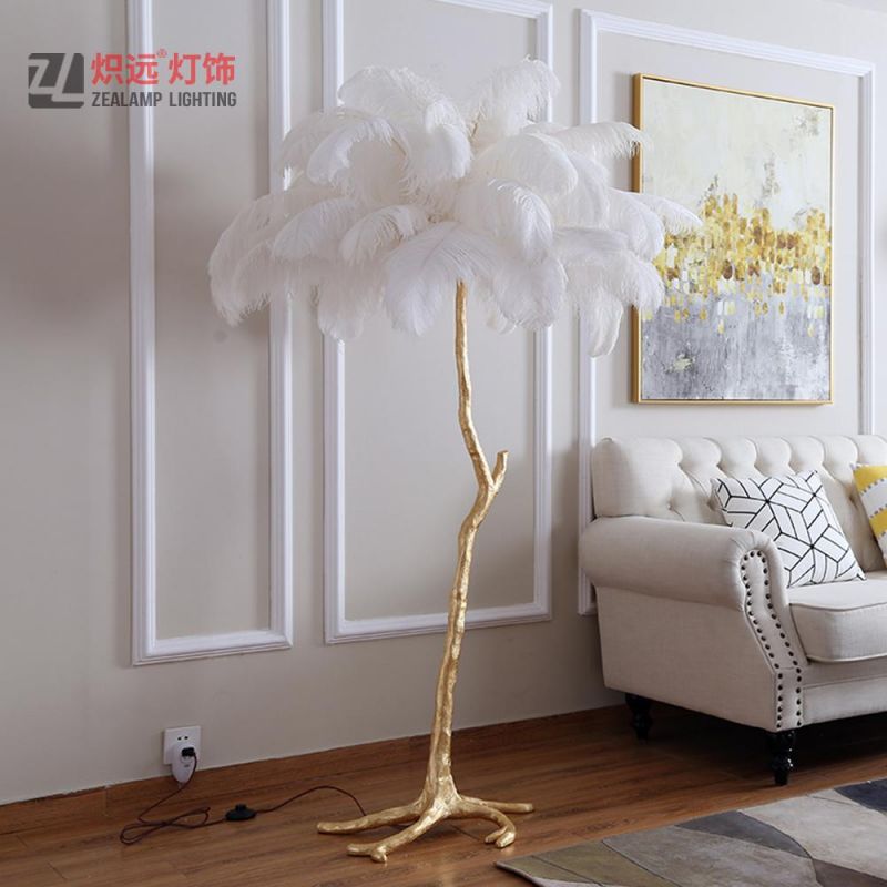 Post Modern Copper Floor Lamp for Living Room, Bedroom