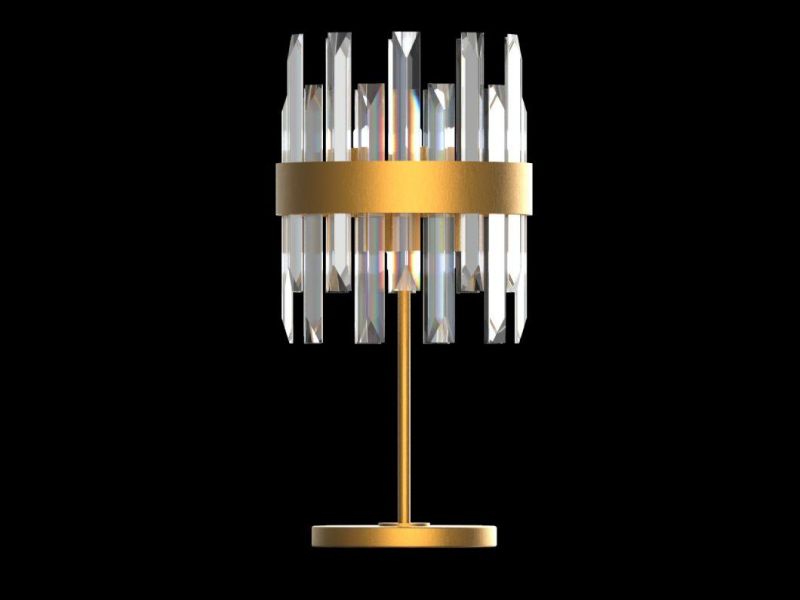 Creative Decorative Modern Bedroom Bedside Wall Light Decor Crystal Wall Mounted Lighting Home LED Sconce Golden Nickel Fixture Lamp