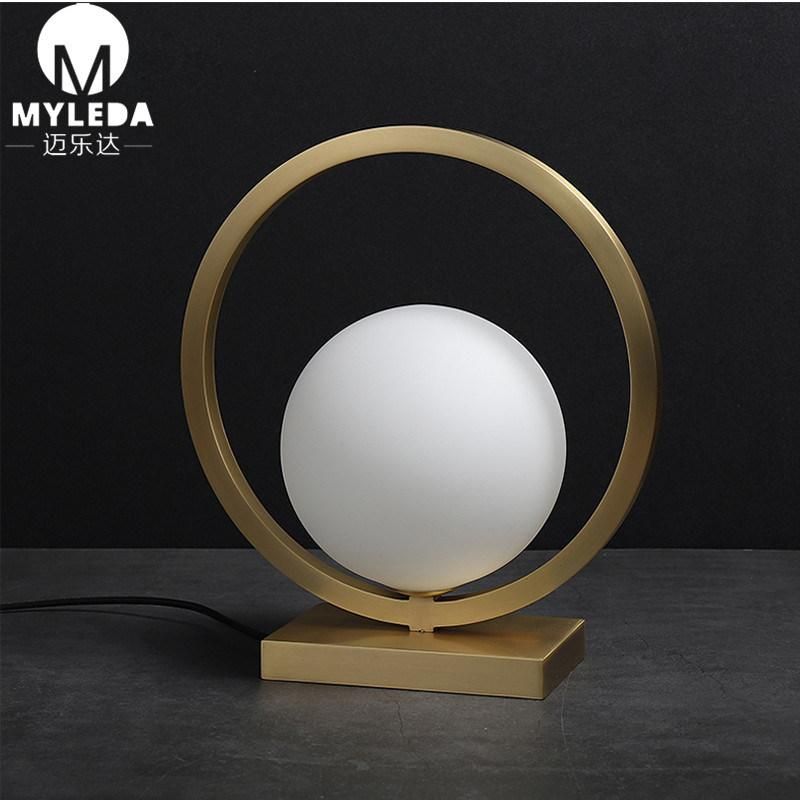 Modern Brass Metal Glass LED Wall Lighting for Bedroom, Living Room,