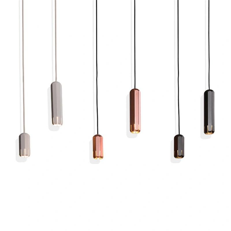 Nordic Long Pendant Light Design Gold Lamp Modern Aluminum Lights Dining Room Living Room Pendant Lamp (WH-AP-159)