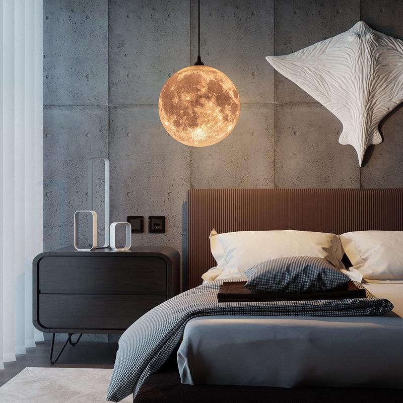 Creative LED Pendant Lights Indoor Home Decor Light Fixture Restaurant Moon Lights (WH-GP-109)