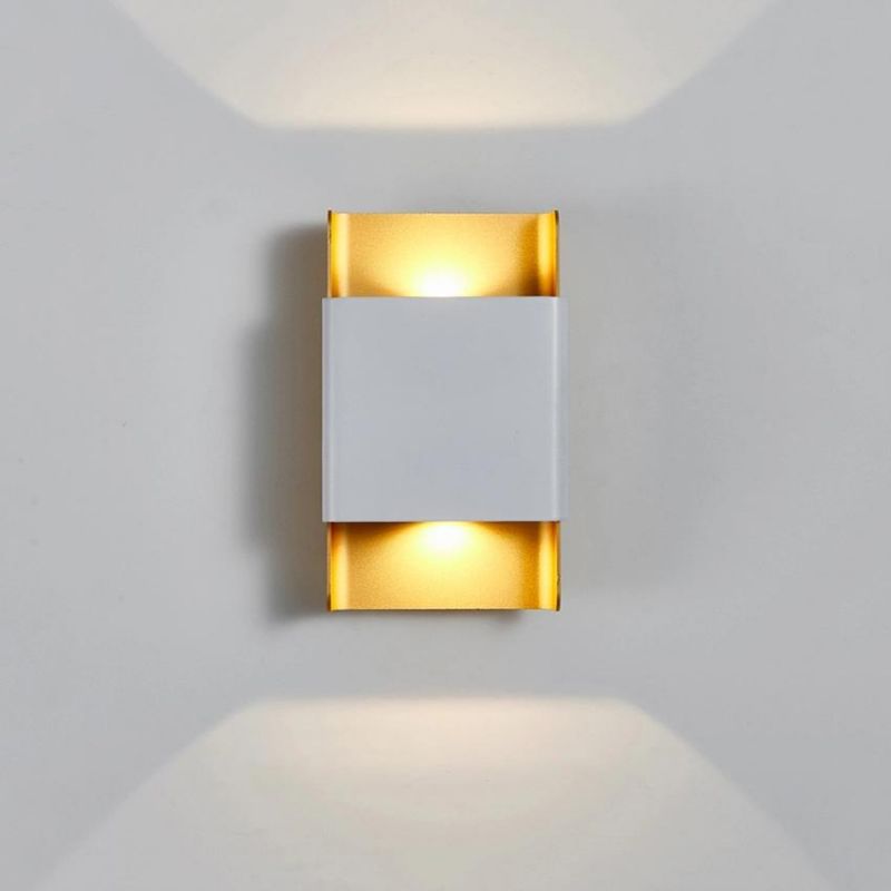 6W Creative Nordic Double Head Wall Lamp LED up and Down Beacon Bi-Directional LED Wall Sconce (WH-OR-214)