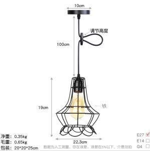 Industrial Special Design Hanging Metal Wire Pendant Light