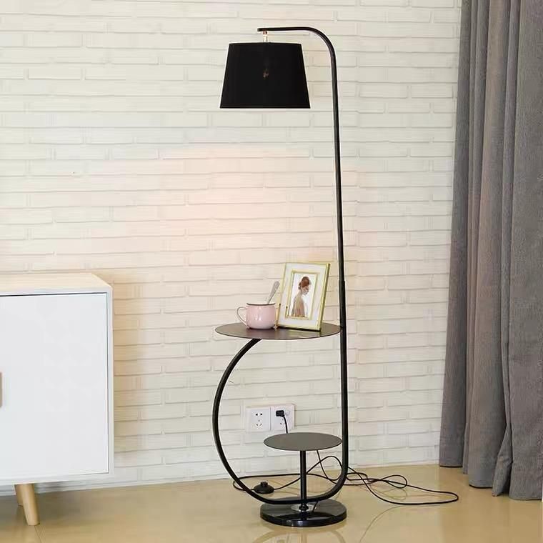 Nordic Floor Lamp Living Room Bedroom Creative Simple Postmodern American Iron Sofa LED Coffee Table Vertical Table Lamp