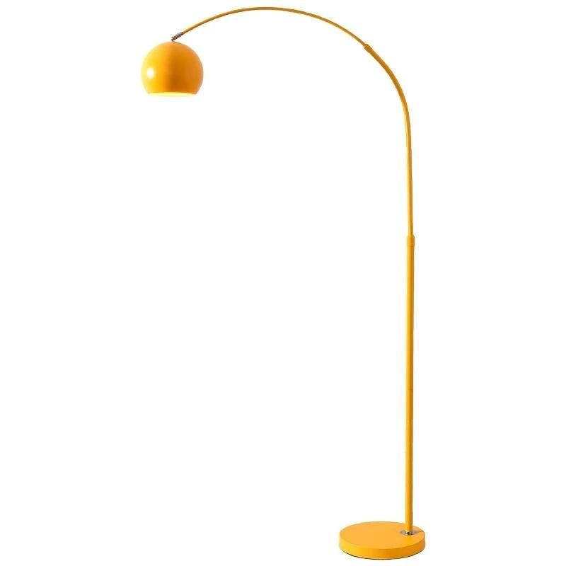 Macaron Floor Lamp Fishing LED Floor Lamp Dimmable Living Room Yellow Floor Lamp (WH-MFL-124)